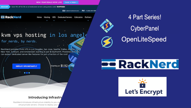Reinstall OS on RackNerd VPS for CyberPanel: Part 1 of 4