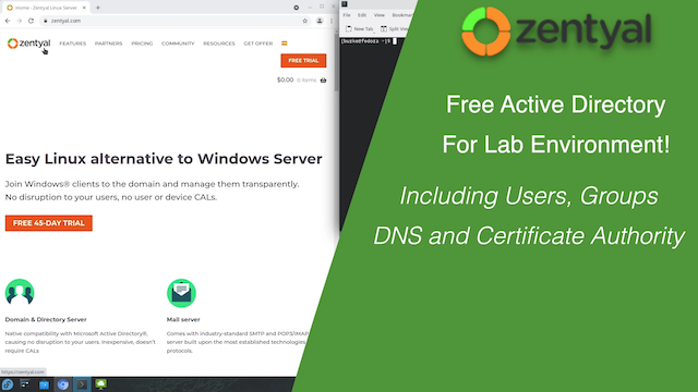 Setup a Free Active Directory Server for Your Lab