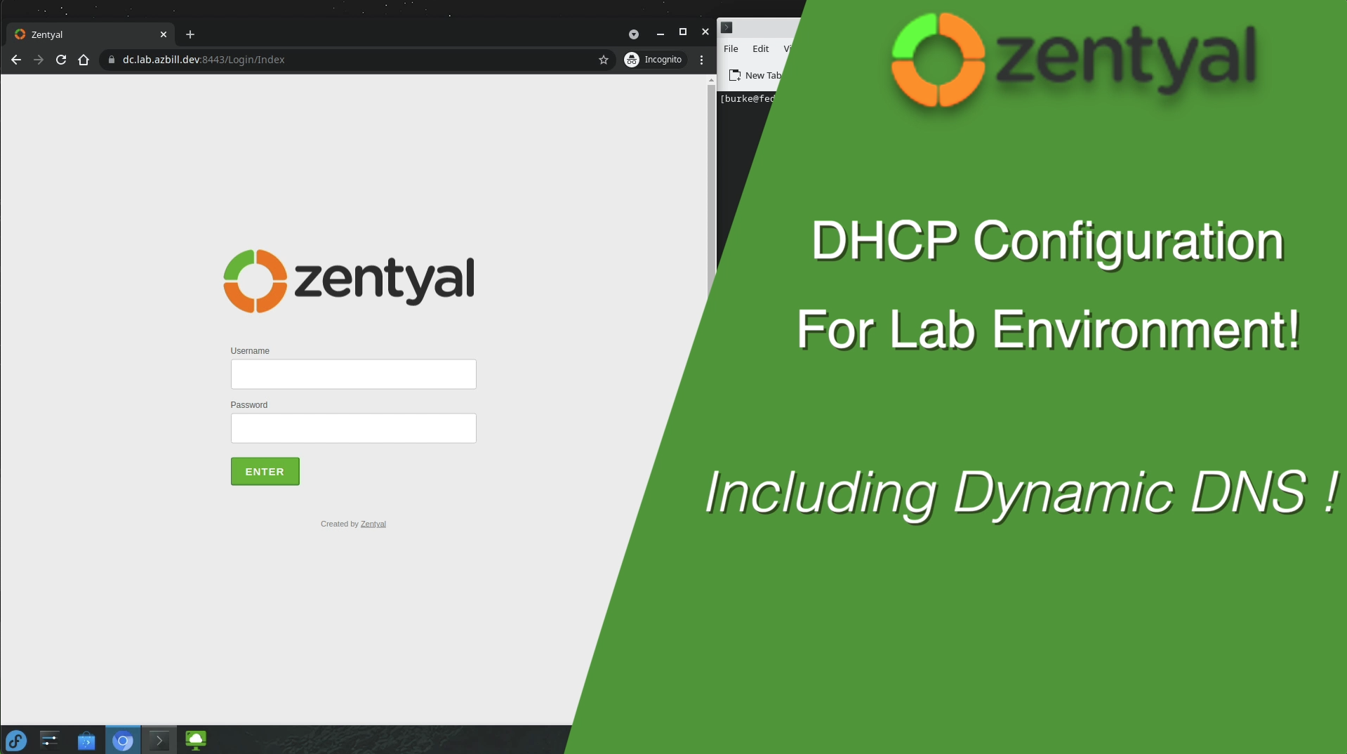 Setup Zentyal DHCP With Dynamic DNS