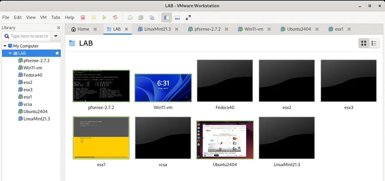 VMware Workstation Pro on Linux