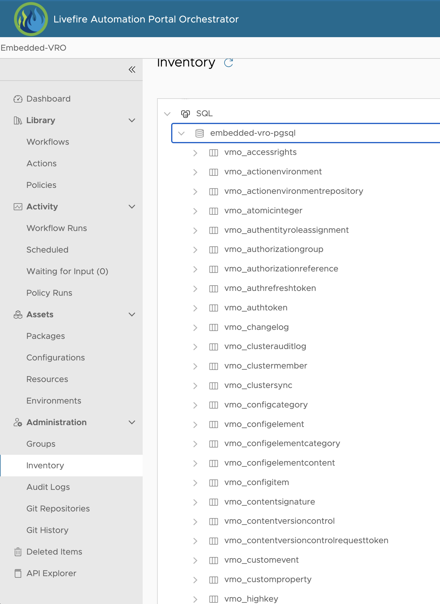 Orchestrator DB added to SQL Plugin