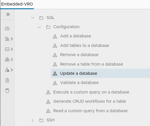 Orchestrator SQL Plugin library workflows